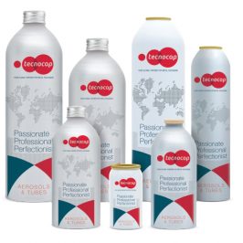 Aluminum aerosol cans and aluminum bottles - Tecnocap metal packaging