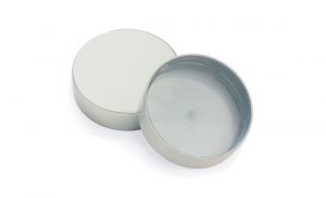 Cosmetic packaging - metal closures for glass jars and plastic containers