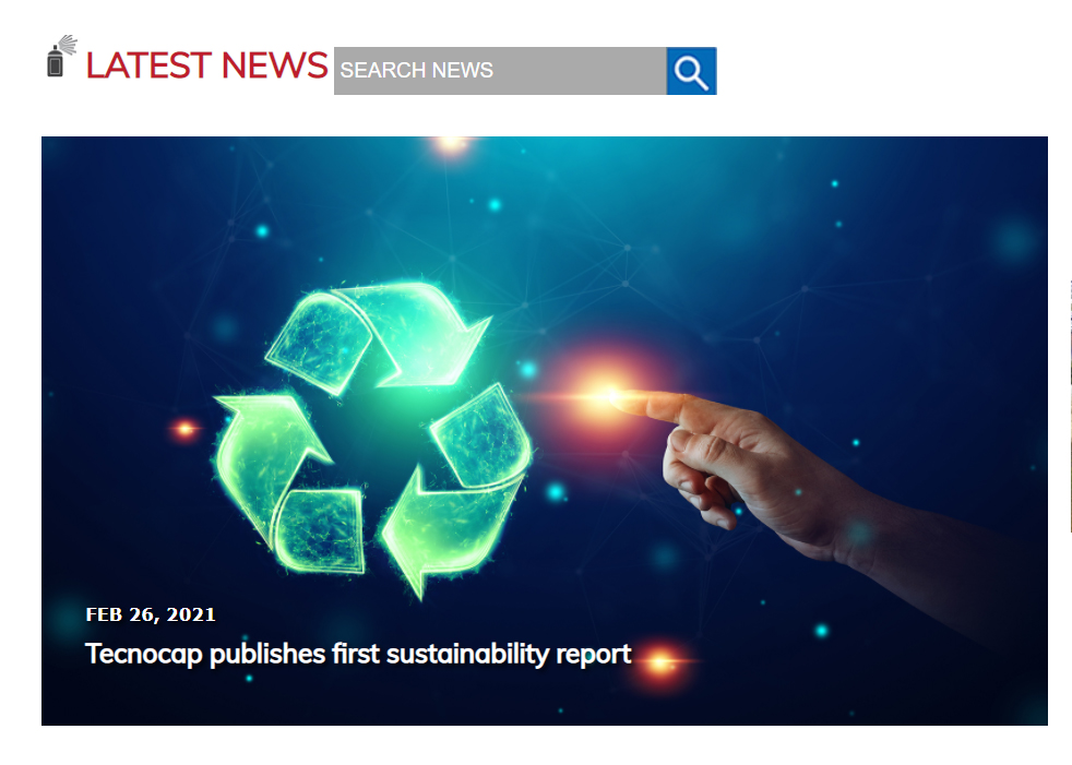 Tecnocap Metal Packaging Sustainability Report discloses ESG performance.