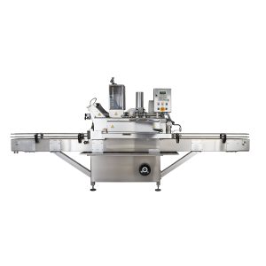 Food capping machines for food and beverage industry - Capsulatrice lineare automatica per invasettamento alimenti e bevande